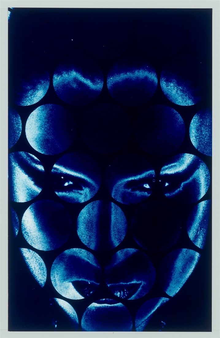 Katharina Sieverding. ”Edition IX (Blue)”. 1990 - 2