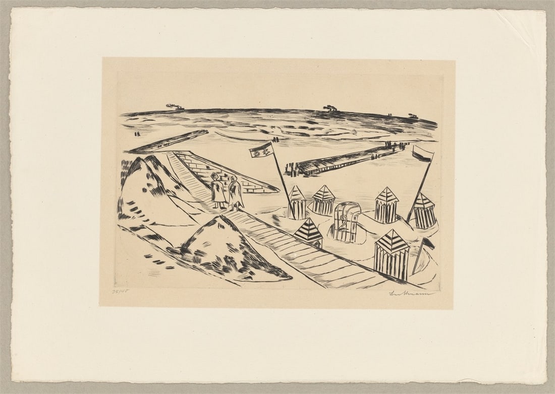 Max Beckmann. ”Strand”. 1922 - 2