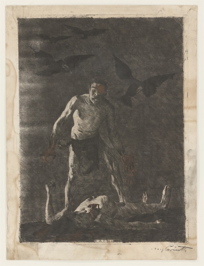 Lovis Corinth. ”Kain”. 1895 - 2