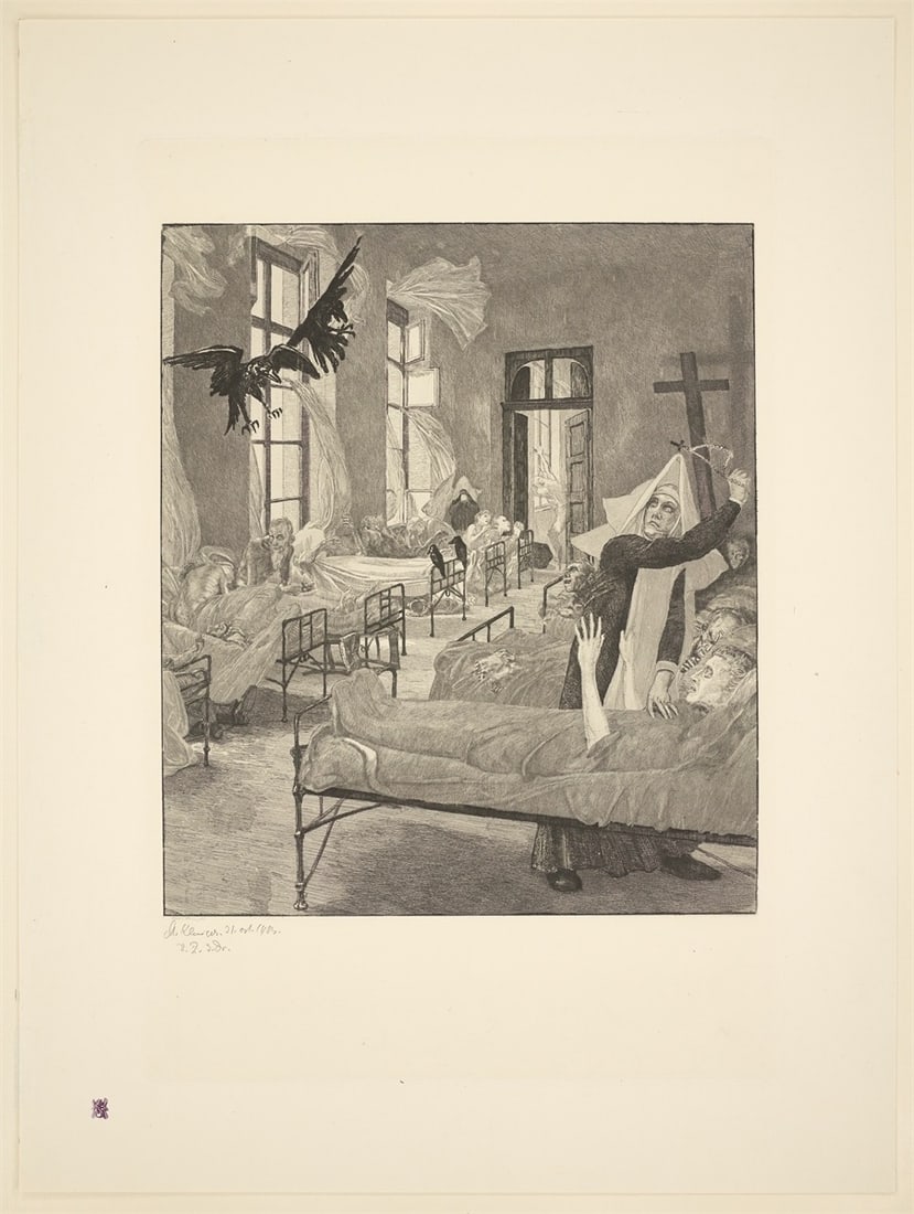 Max Klinger. ”Pest”. 1903 - 2