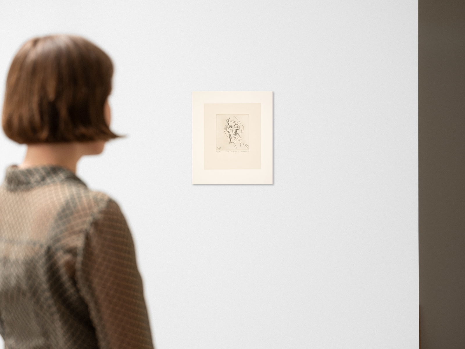 Frank Auerbach. ”Joe Tilson”. 1980 - 3