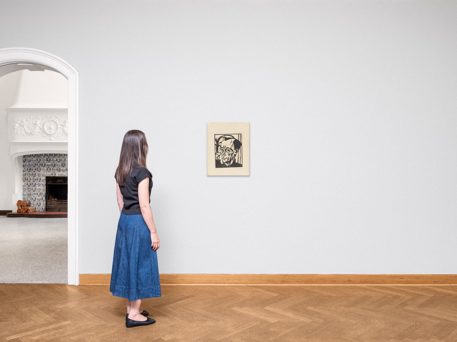 Erich Heckel. ”Bildnis E.H.”. 1917 - 3