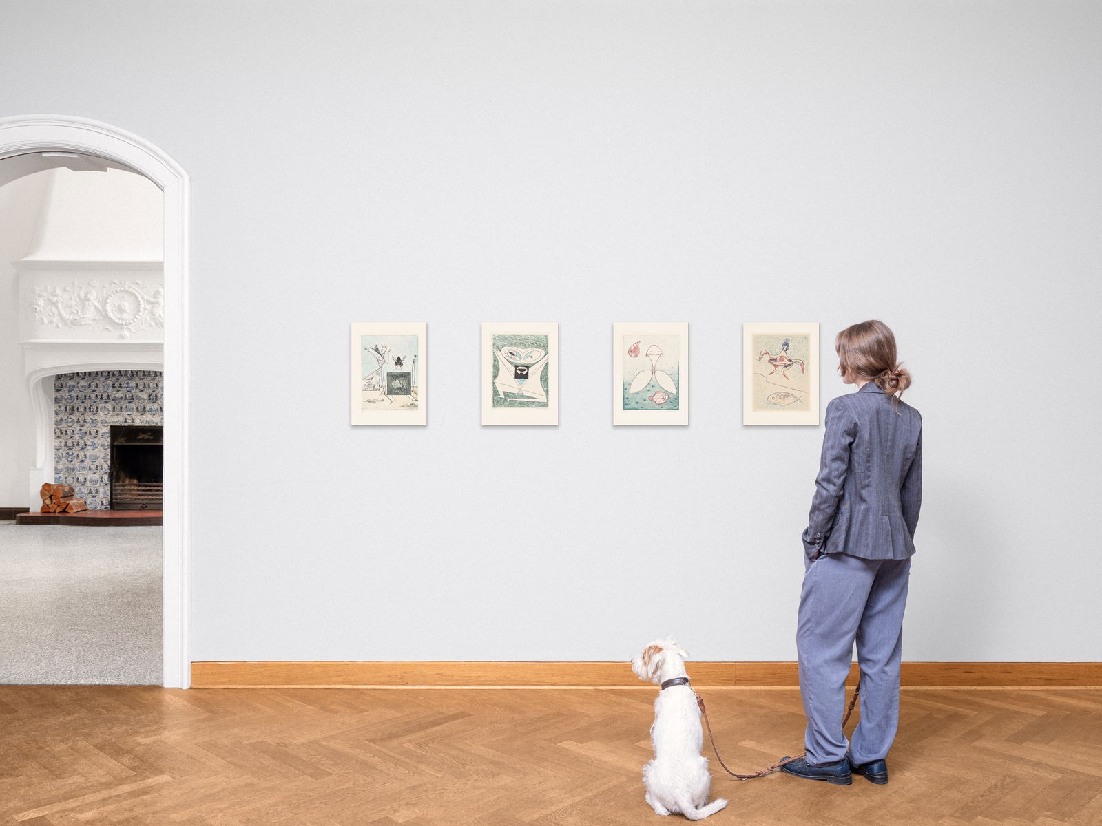 Max Ernst. ”Zu: Pierre Hebey, Festin”. 1974 - 10