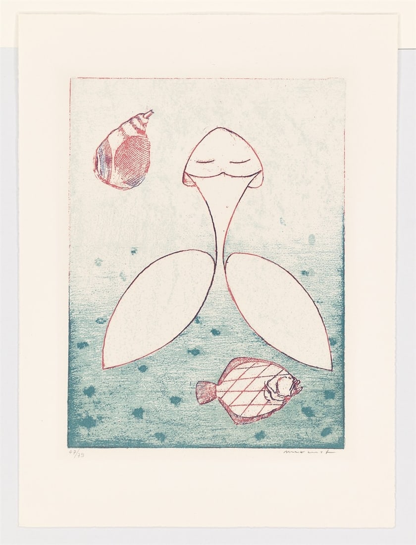 Max Ernst. ”Zu: Pierre Hebey, Festin”. 1974 - 7