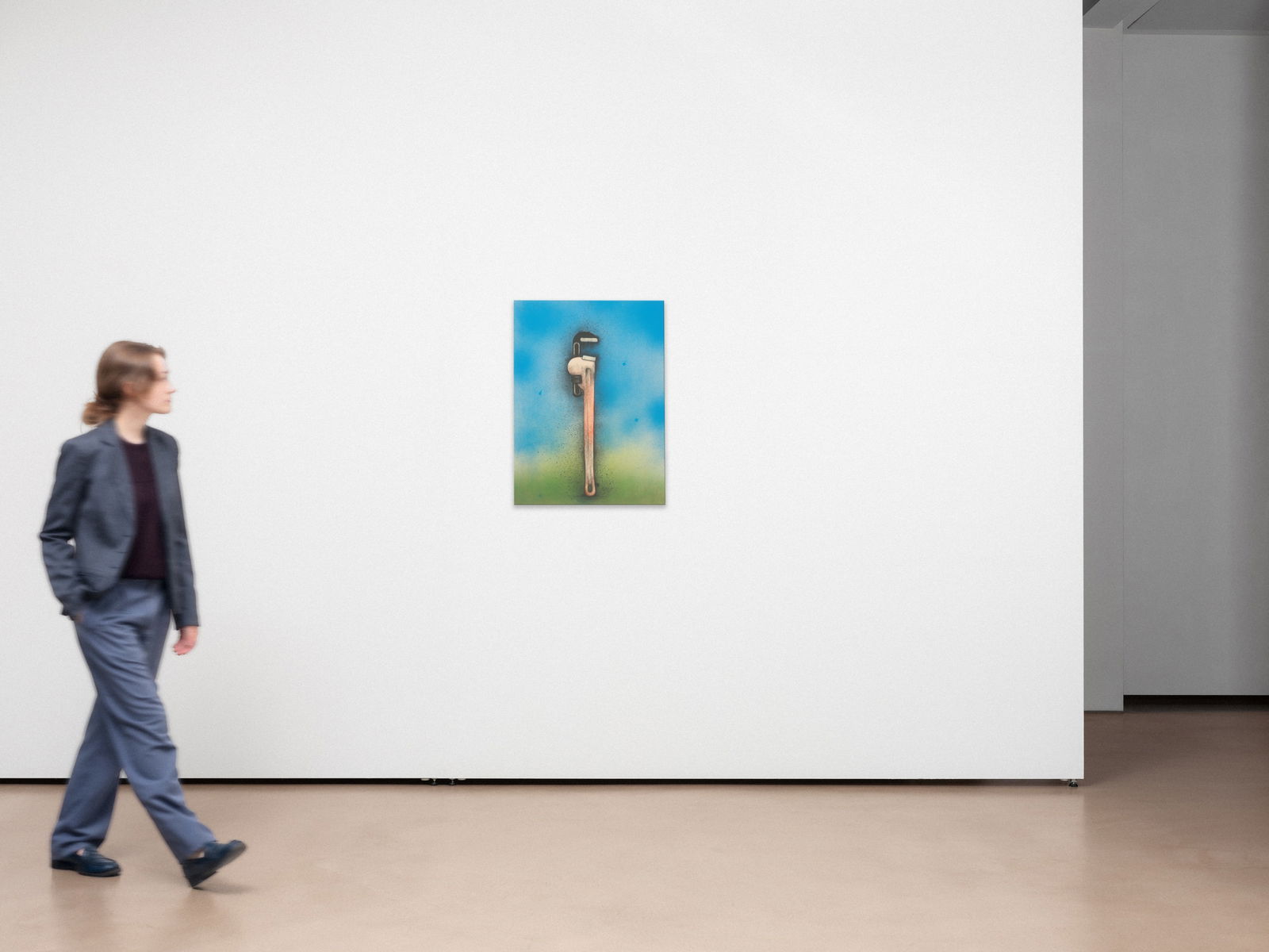 Jim Dine. ”Big red wrench in a landscape”. 1973 - 3