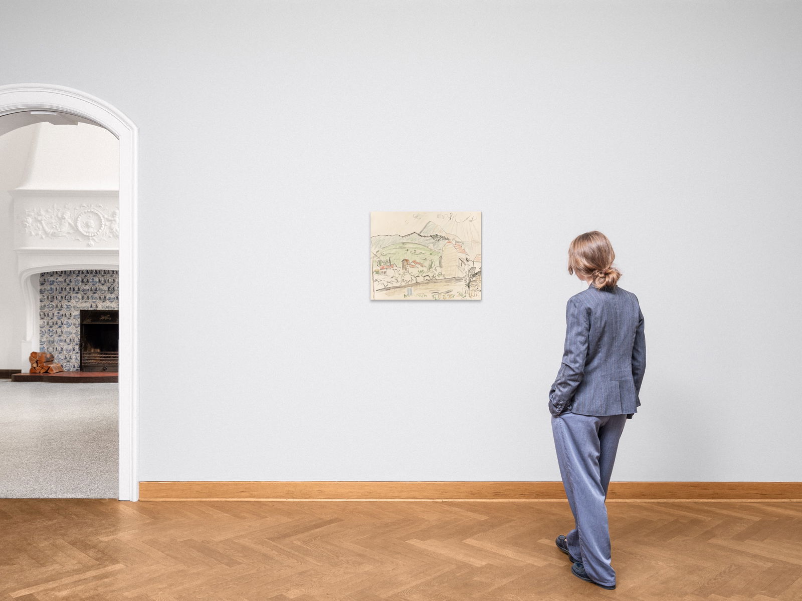 Erich Heckel. ”Landschaft bei Clermont”. 1929 - 3