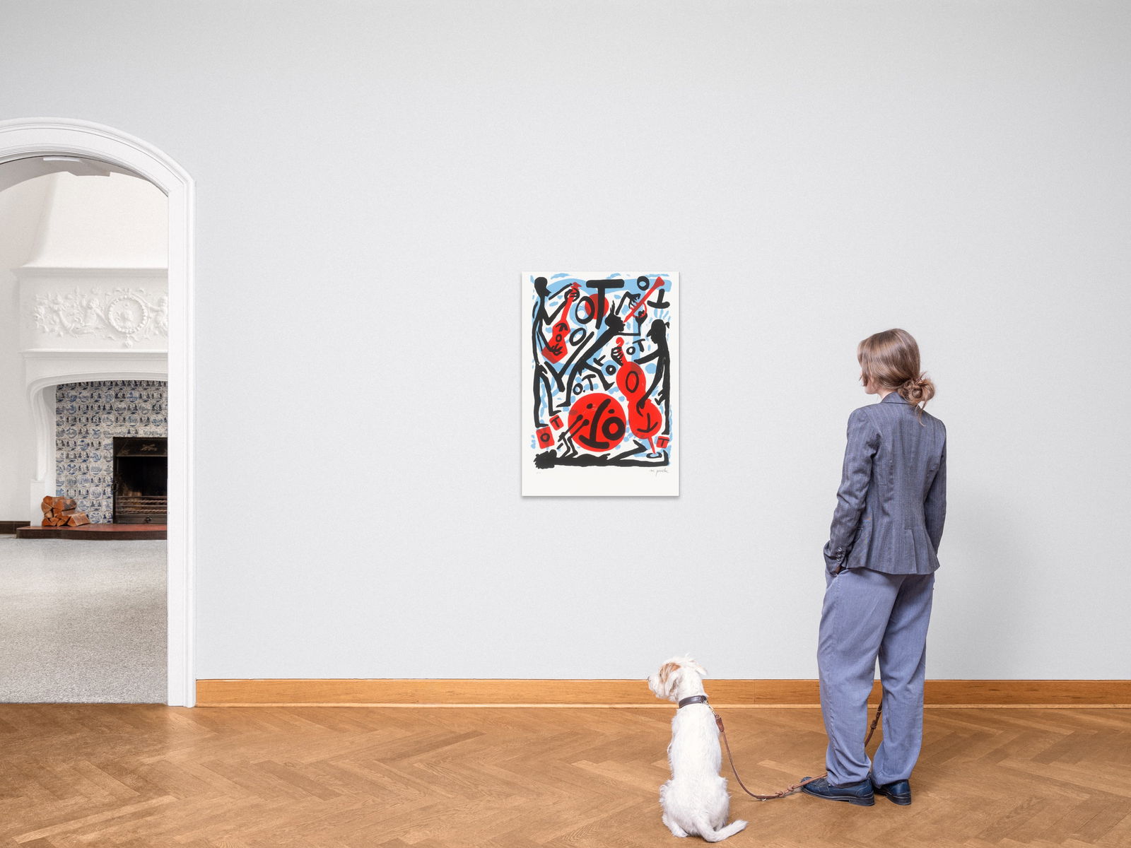 A.R. Penck. Jazz Combo. 1999 - 3