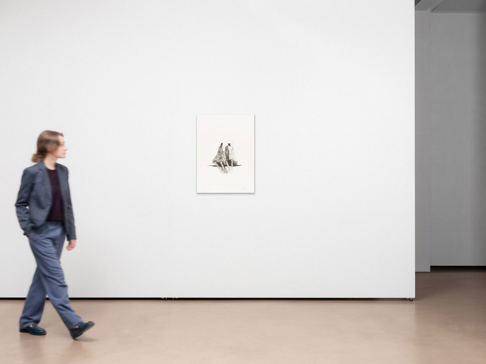 Lynn Chadwick. ”Two sitting figures”. 1971 - 3