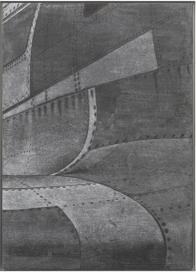 Charity Lot - Daniel Hölzl. ”GROUNDED NO. FIVE”. 2022: Daniel Hölzl (Schwaz/Austria 1994 – lives in Berlin). ”GROUNDED NO. FIVE”. 2022 Recycled carbon fibre, recycled paraffin wax, in aluminium frame. 140 × 100 c