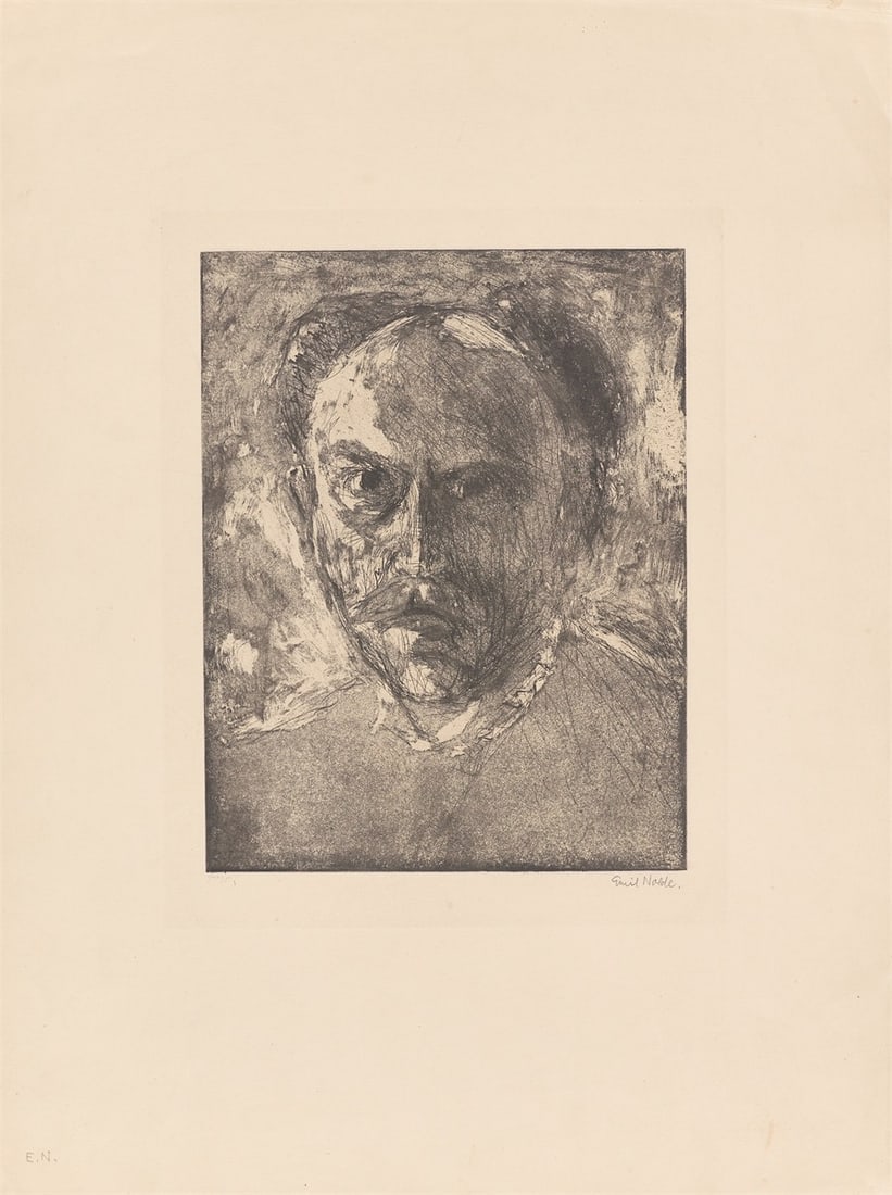 Emil Nolde. ”E. N. (Selbstporträt)”. 1908 (1 of 3)