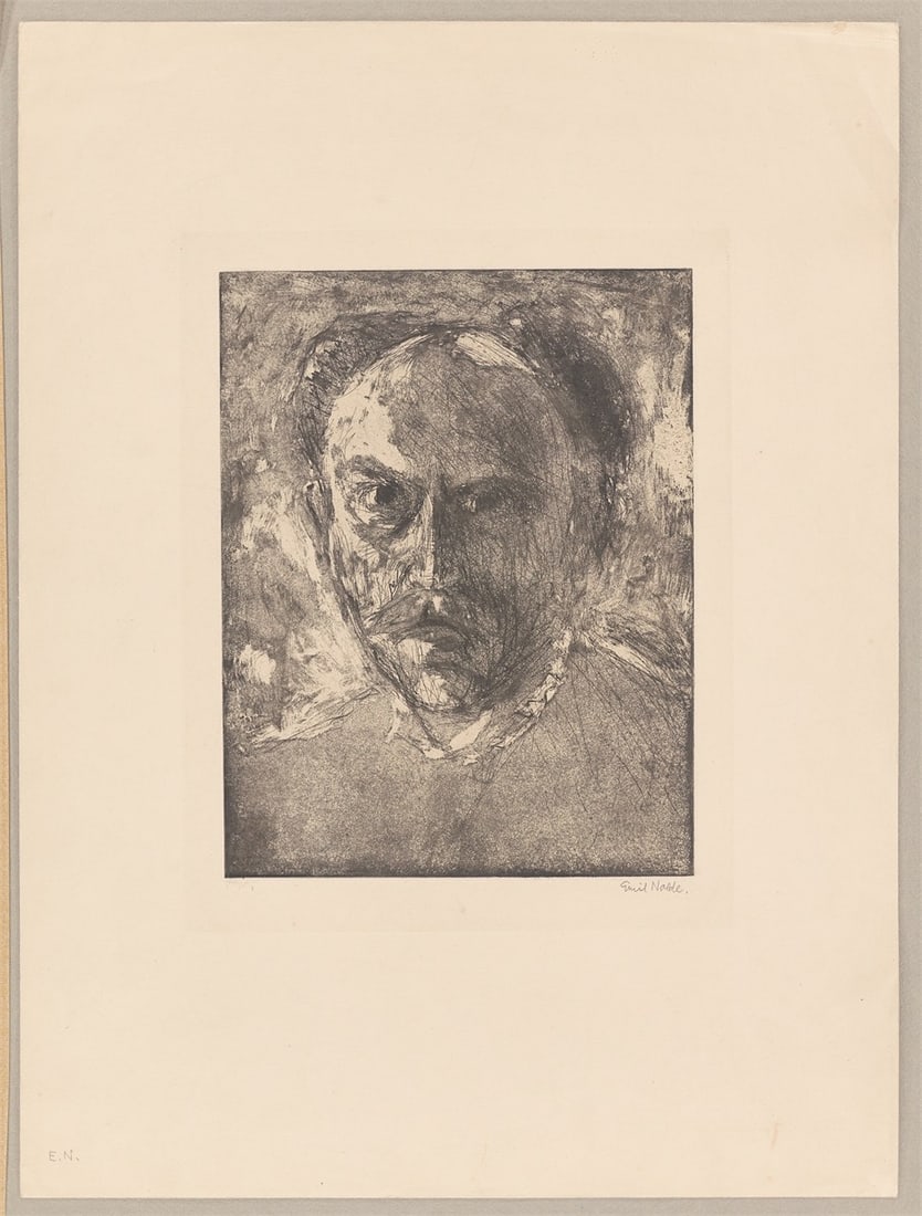 Emil Nolde. ”E. N. (Selbstporträt)”. 1908 - 2