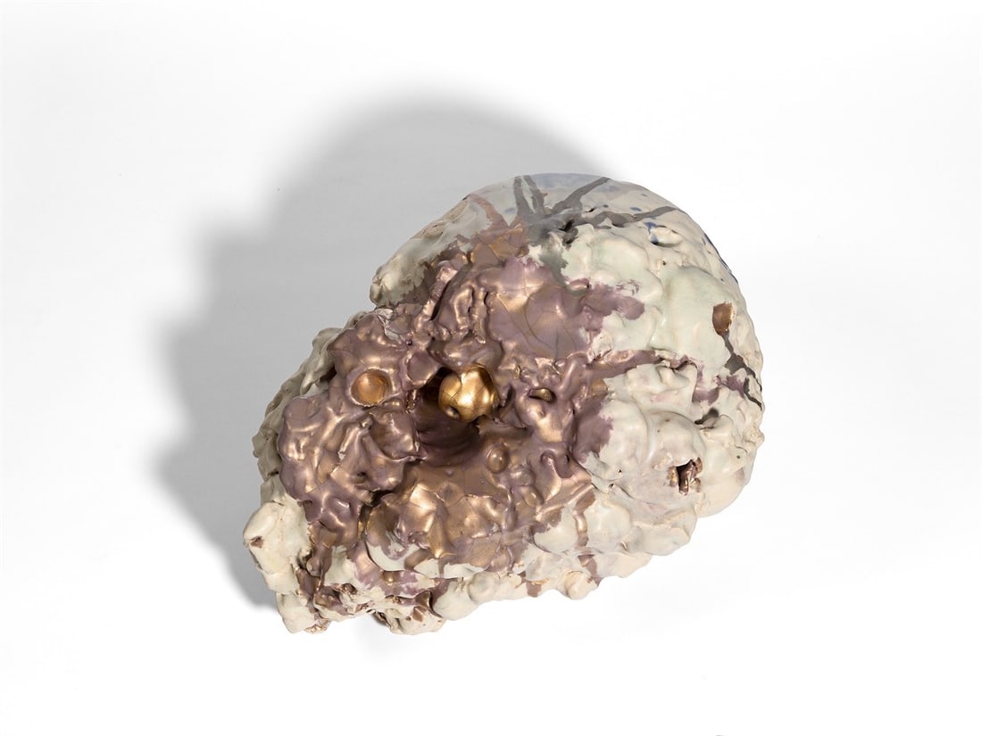 Gert and Uwe Tobias. Untitled (head). Circa 2016: Gert and Uwe Tobias (Brasov/Romania 1973 – live in Cologne). Untitled (head). Circa 2016 Ceramic, glazed. 32 × 53 × 40 cm