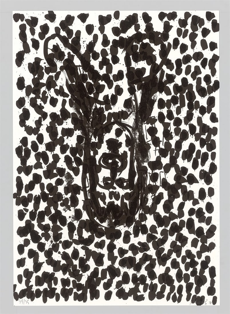 Georg Baselitz. From: ”Georg Baselitz - Suite 45”. 1990 - 2