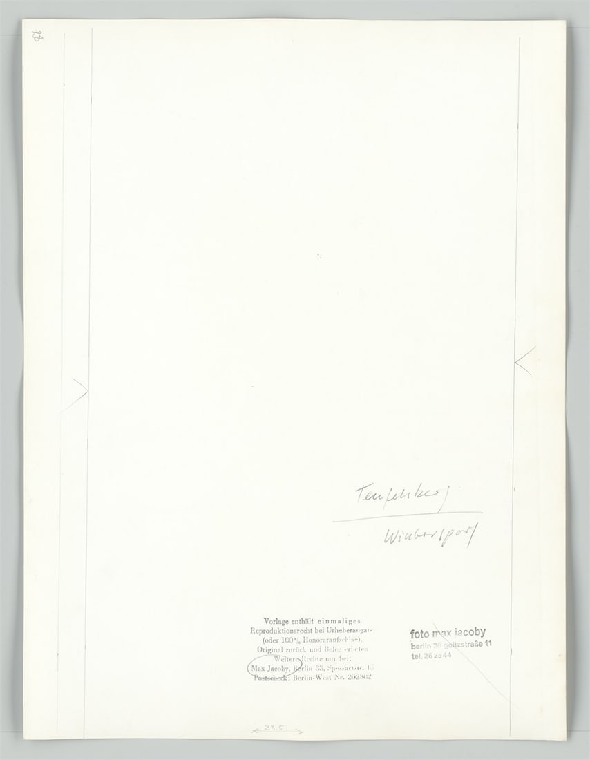 Max Jacoby. Teufelsberg, Wintersport. Presumably 1960s - 4