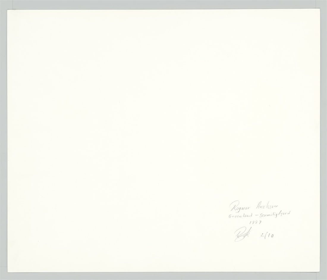 Ragnar Axelsson. ”Greenland – Sermiliqfjord”. 1997 - 4