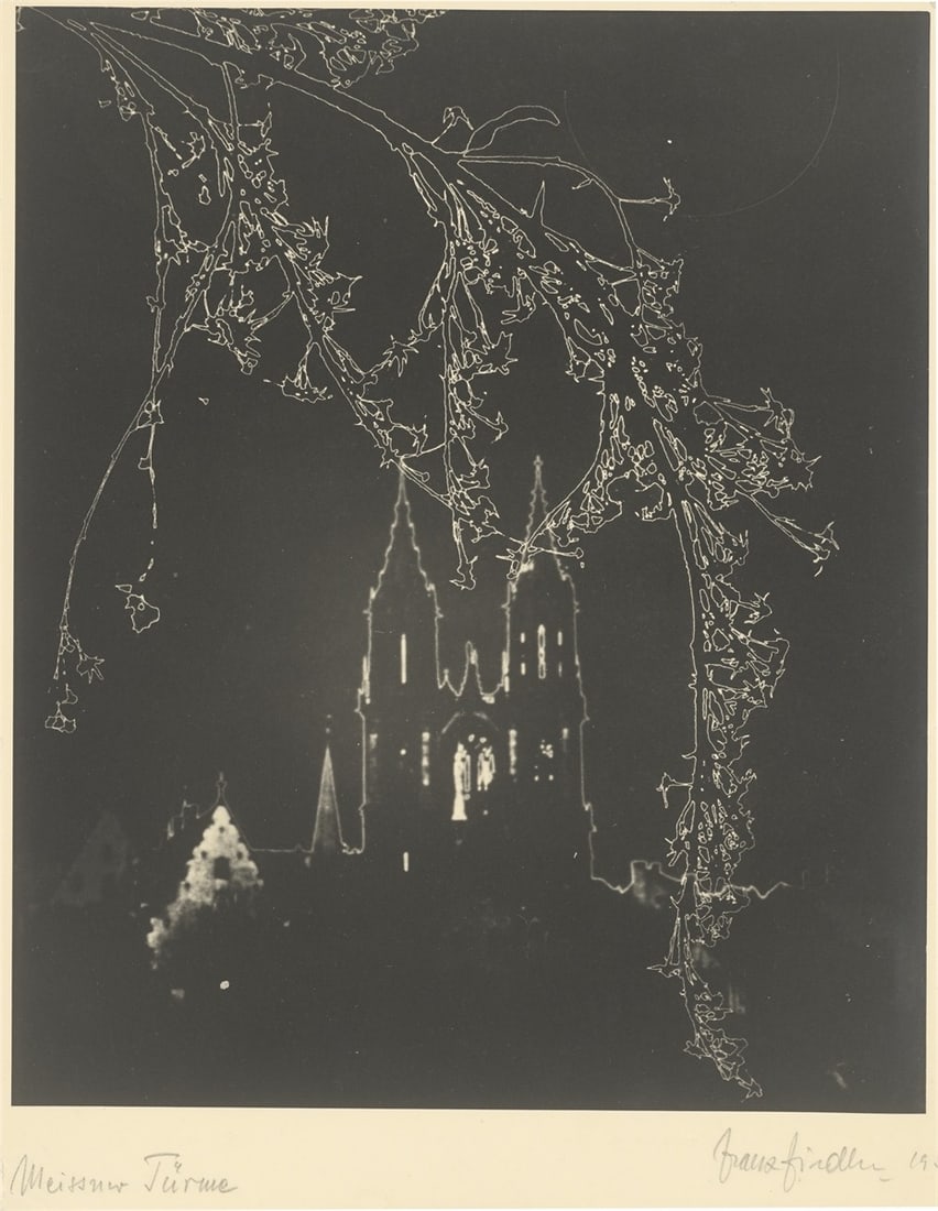 Franz Fiedler. ”Meissner Türme”. 1950s - 2