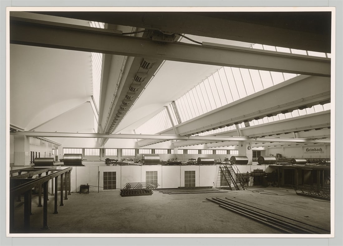 Karl Hugo Schmölz. Tuchfabrik Leopold Schoeller, Heimbach, Düren. Circa 1950 - 8