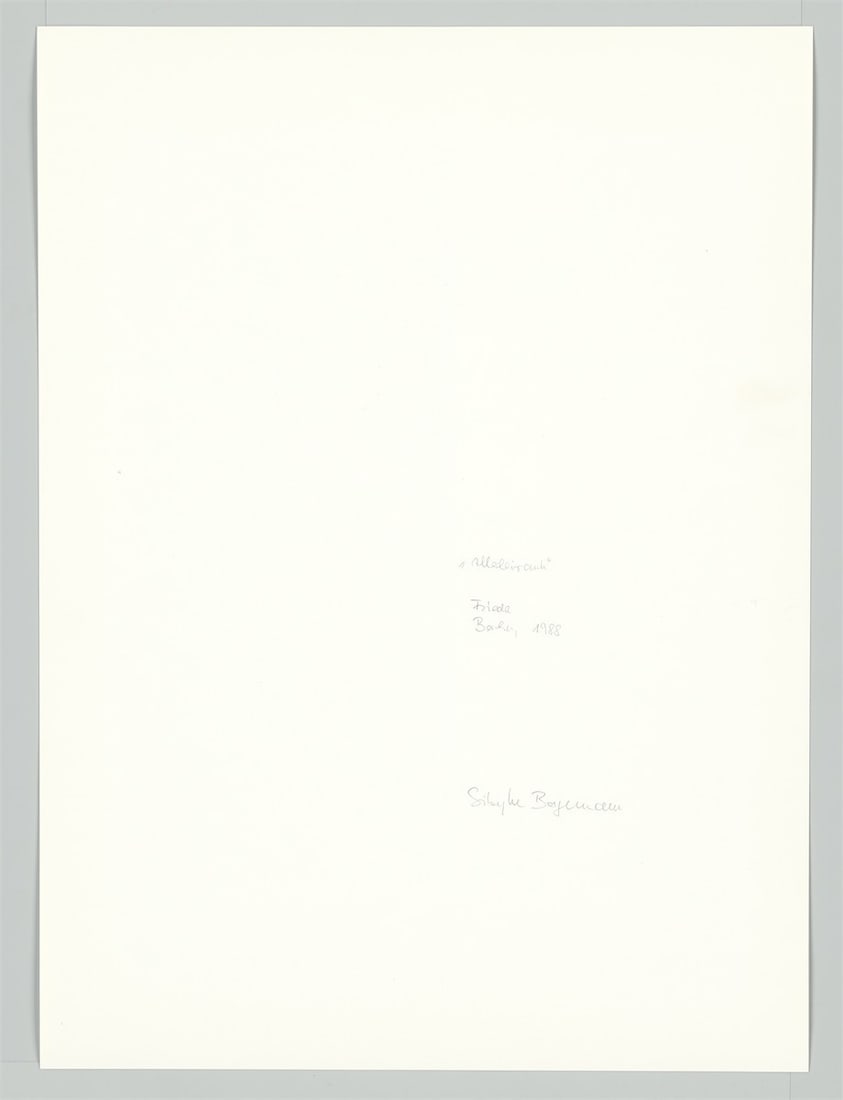 Sibylle Bergemann. ”'Allerleihrauh', Frieda, Berlin”. 1988 - 4