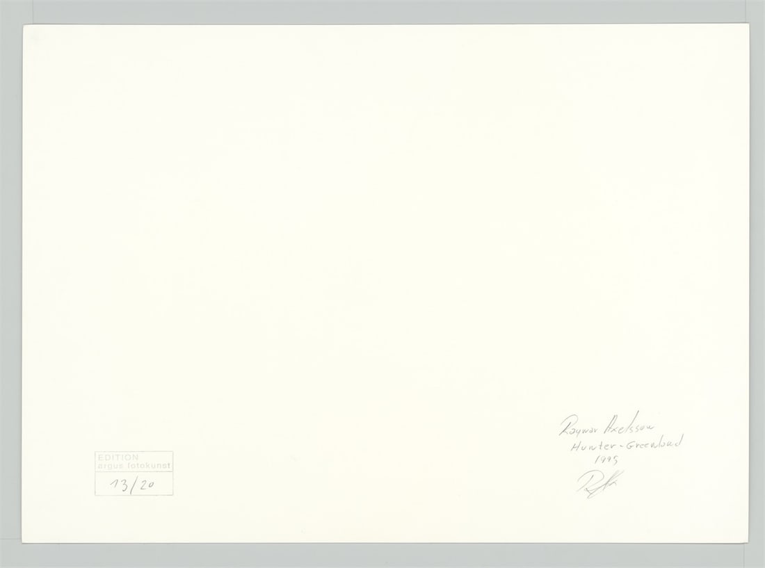Ragnar Axelsson. ”Hunter – Greenland”. 1995 - 4