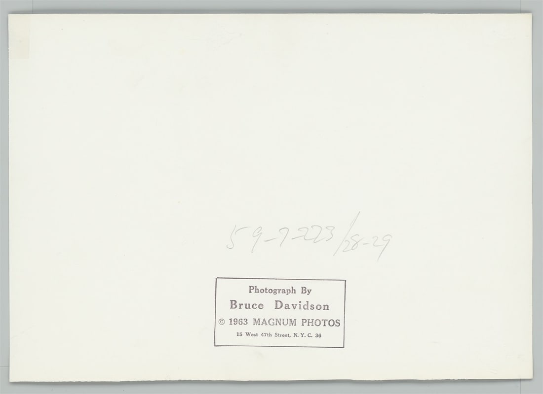 Bruce Davidson. New York City, from the series ”Brooklyn Gang”. 1959 - 3