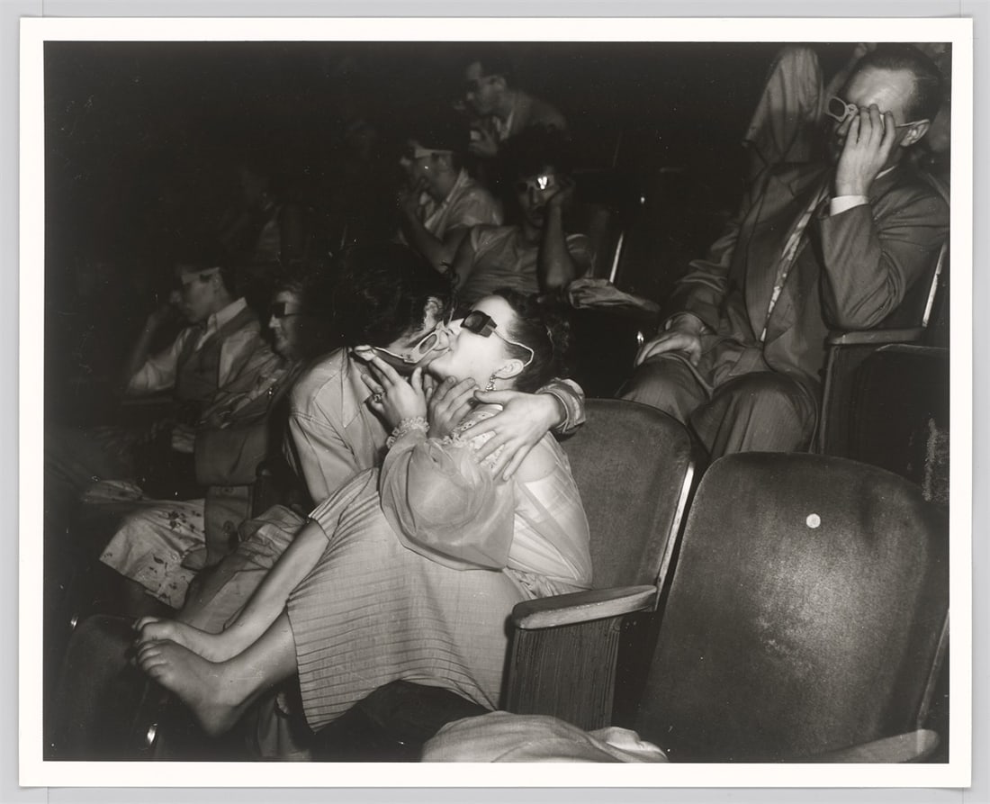 Weegee (i.e. Arthur H. Fellig). 'Lovers', Palace Theater, New York City. 1945 - 3