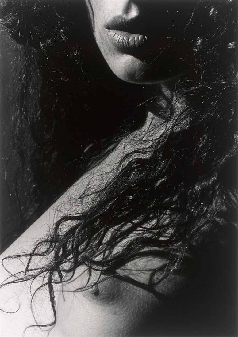 Lucien Clergue. ”Hommage à Diana, M. Maritima”. 1993: Lucien Clergue (Arles 1934 – 2014 Nîmes). ”Hommage à Diana, M. Maritima”. 1993 Gelatin silver print, 1993. 34,7 × 24,5 cm