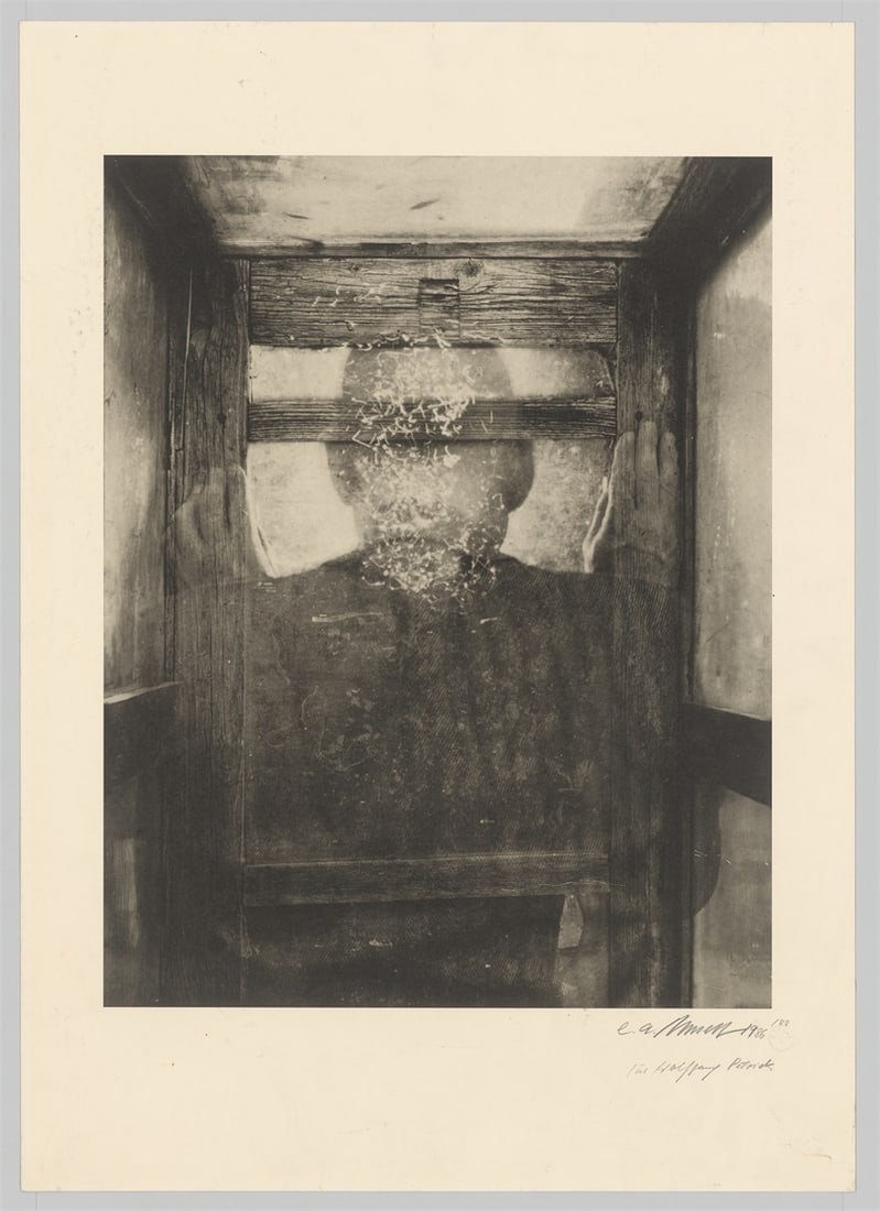 Dieter Appelt. From the Sequence ”Komplementärer Raum”. 1986 - 3