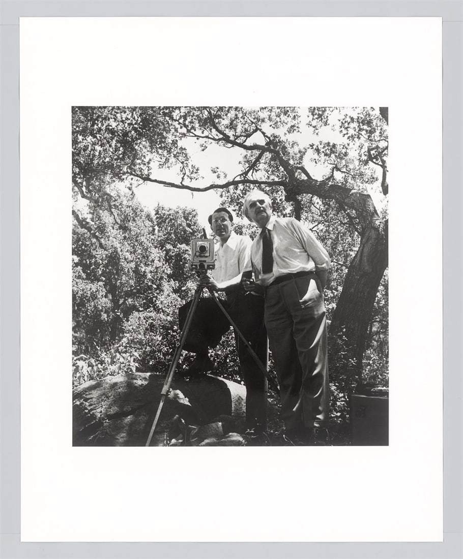 Julius Shulman. Julius Shuman und Richard Neutra. 1950 - 3