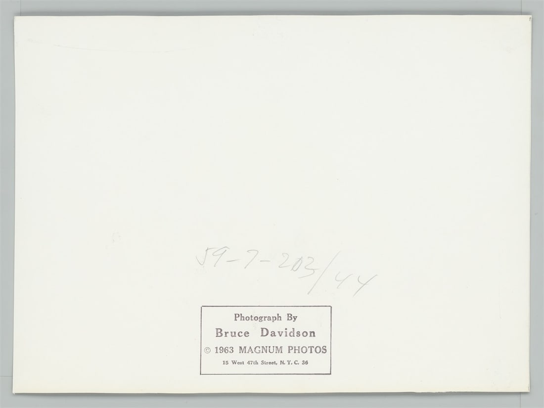 Bruce Davidson. New York City, from the series: ”Brooklyn Gang”. 1959 - 3