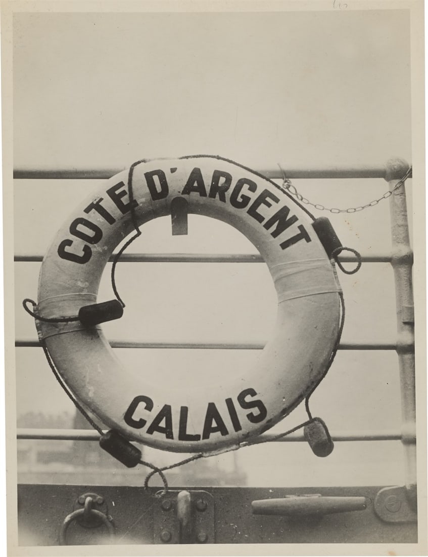 Maurice Tabard. Sur Paquebot-ferry 'Côte d'Argent'. Presumably 1930s - 2