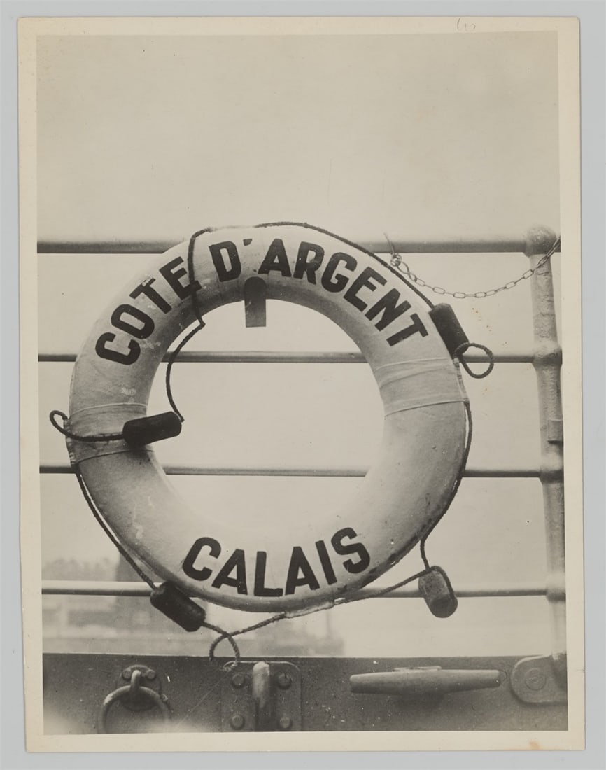 Maurice Tabard. Sur Paquebot-ferry 'Côte d'Argent'. Presumably 1930s - 3