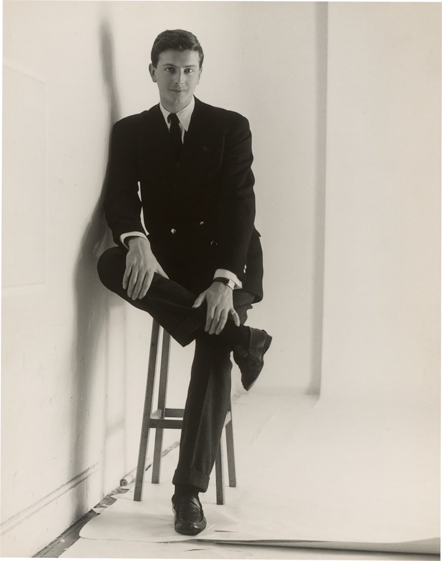 Yvonne Chevalier. Hubert de Givenchy. Circa 1950: Yvonne Chevalier (1899 – Paris – 1982). Hubert de Givenchy. Circa 1950 Vintage. Gelatin silver print. 24,8 × 19,7 cm (26 × 20,8 cm) (9 ¾&n