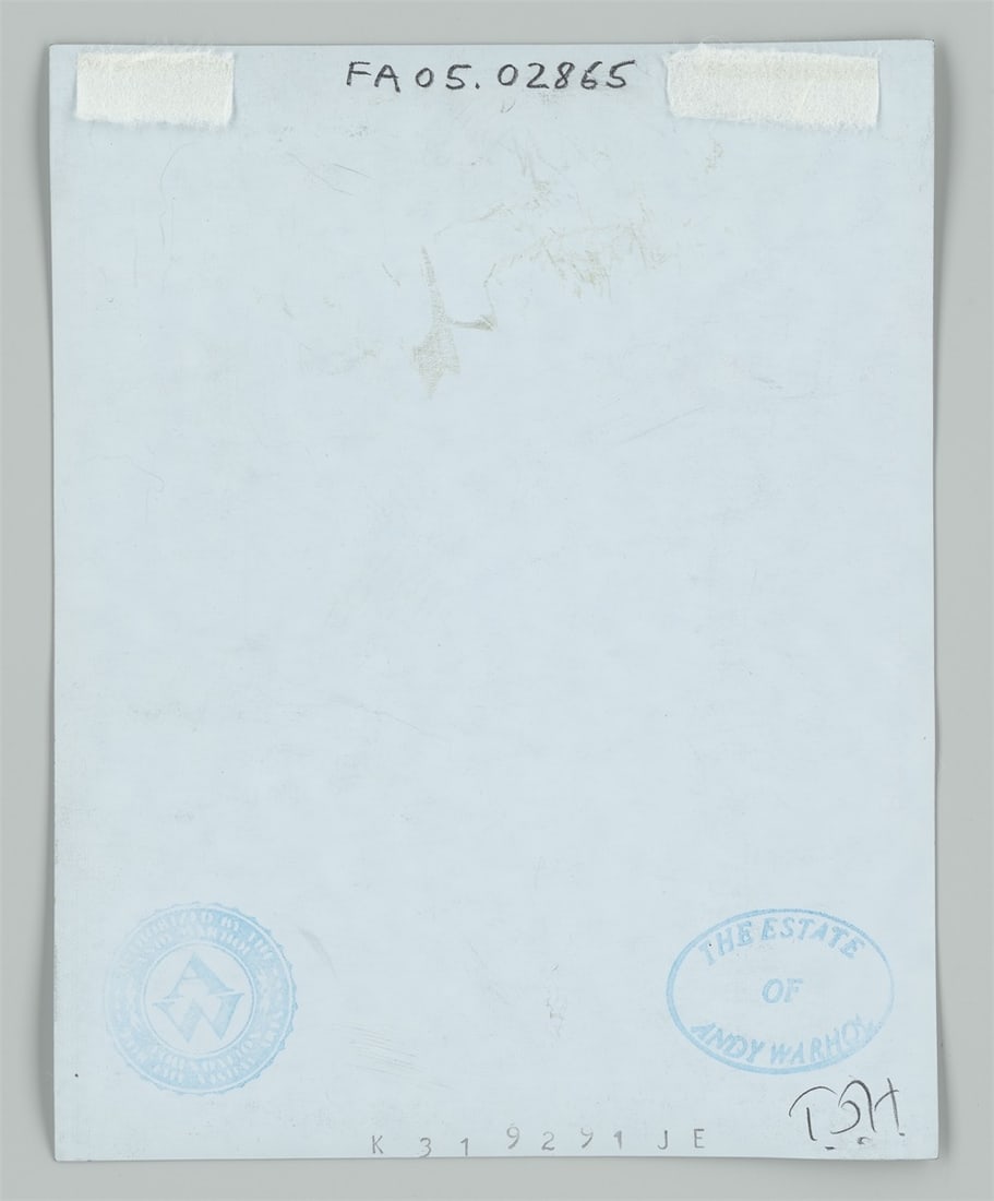 Andy Warhol. Helmut Berger. 1973 - 4