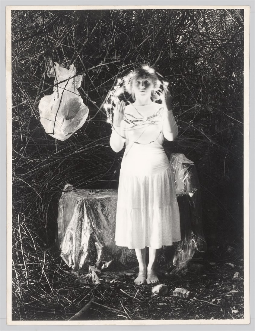 Dieter Appelt. Ophelia mit Lichterkranz, from the Sequence ”Erinnerungsspur”, 1977– - 2