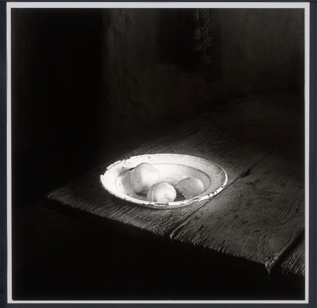 Gerhard Trumler. Plate of potatoes, Irrhof, Schönfeld, Austria. 1980 - 2