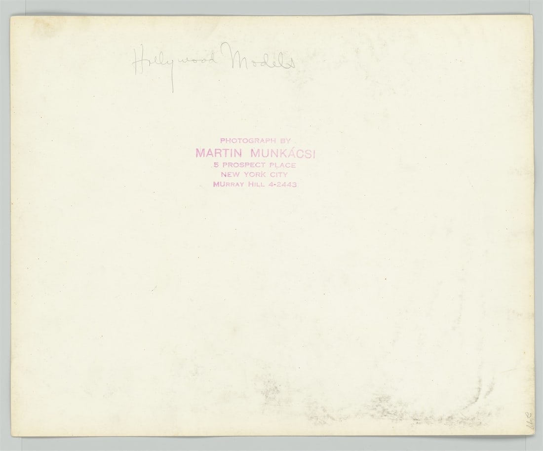Martin Munkácsi (i.e. Márton Memelstein). Hollywood Models. 1935–1940 - 4