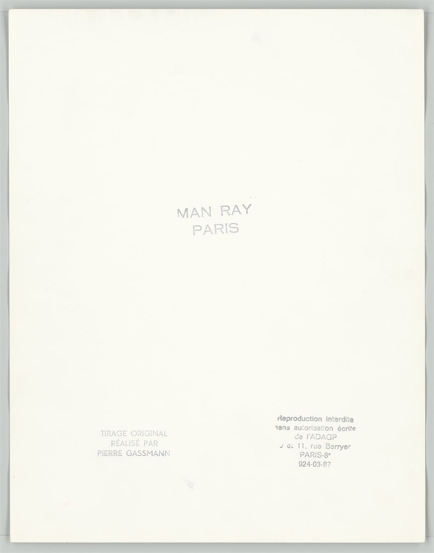 Man Ray. Érotique voilée. 1933 - 3