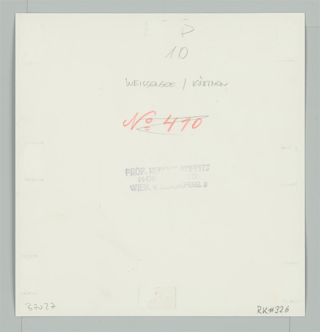 Rudolf Koppitz. Weissensee, Kärnten. 1930 - 3