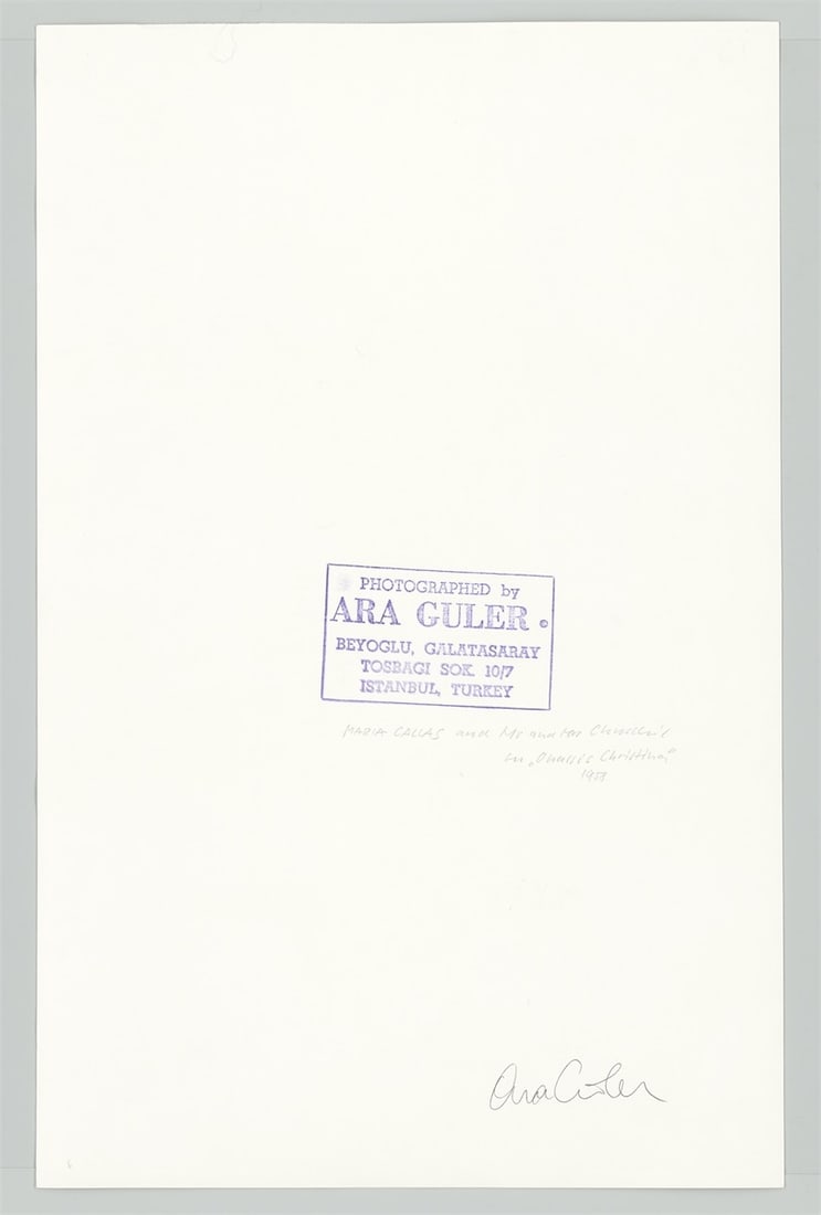 Ara Güler. Maria Callas and Mr. and Mrs. Churchill on 'Onassis Christina'. 1957 - 4