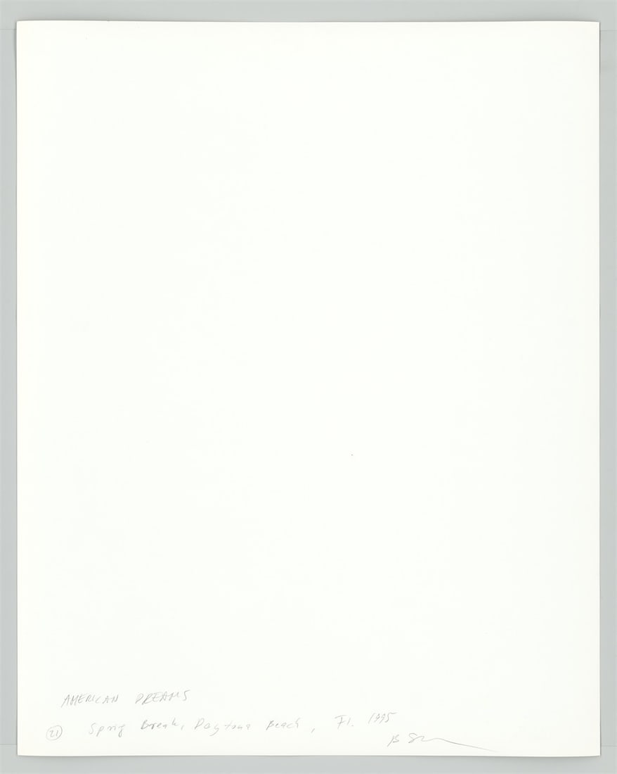 Bastienne Schmidt. ”Spring Break, Daytona Beach, Fl.[orida]”, from the series ”Ame - 4