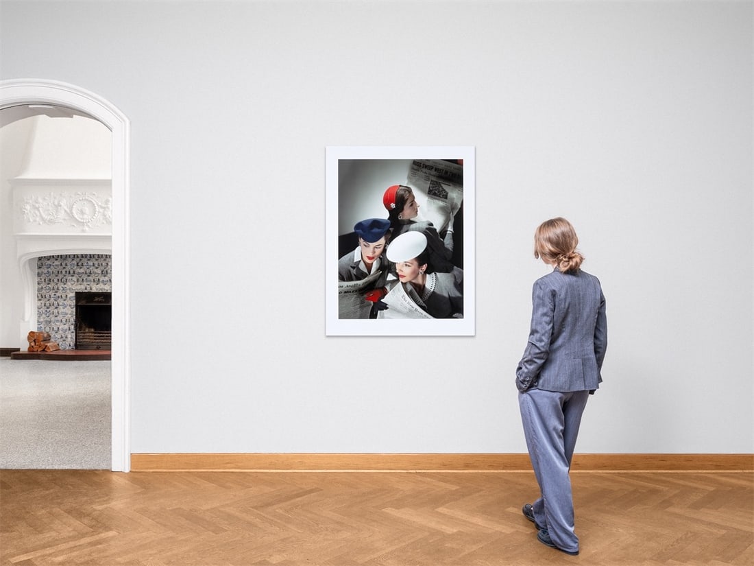 Horst P. Horst (i.e. Horst Paul Albert Bohrmann). Hats by Best, Lord and Taylor. And Mme Paul&# - 5