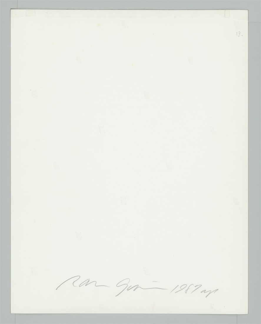 Ralph Gibson. Bergamo, from the series ”In Situ”. 1985 - 4