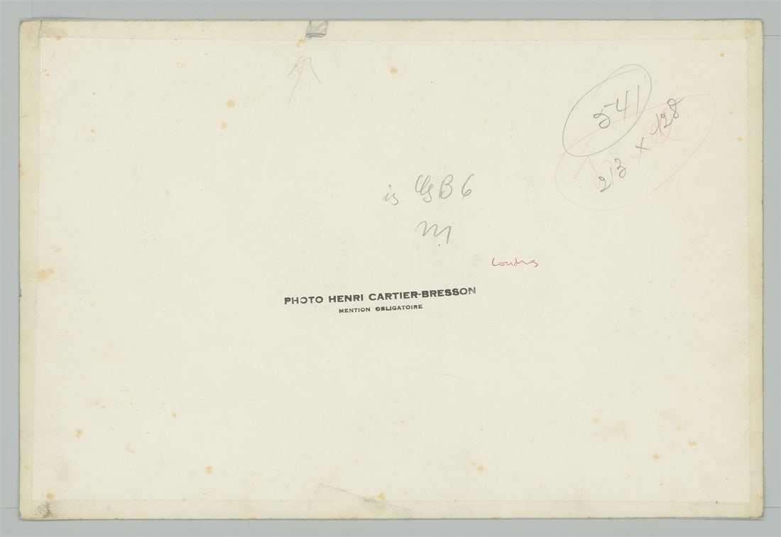 Henri Cartier-Bresson. Couronnement du roi George VI, Londres, Angleterre, 12 mai. 1937 - 3