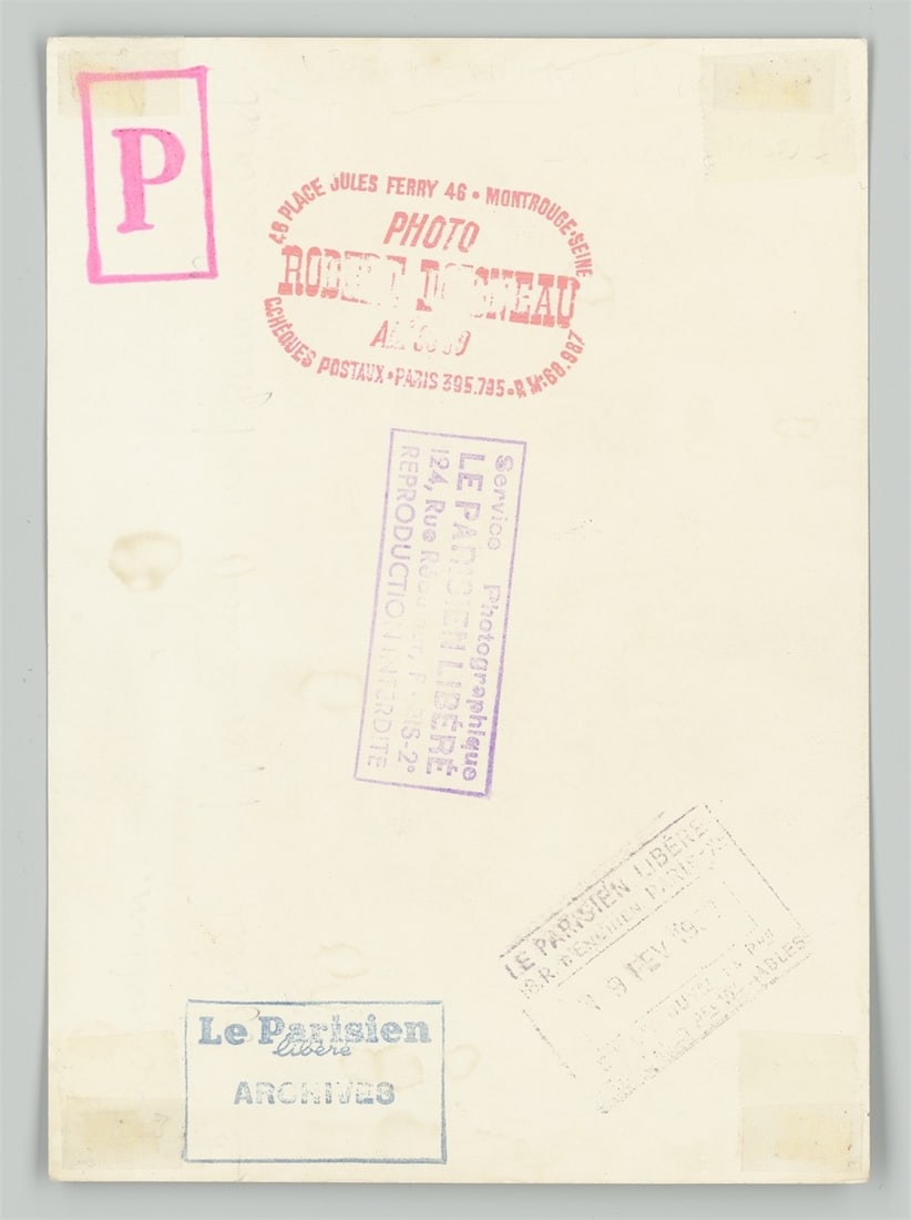 Robert Doisneau. Hôtel du Cheval Blanc. Before 1957 - 3