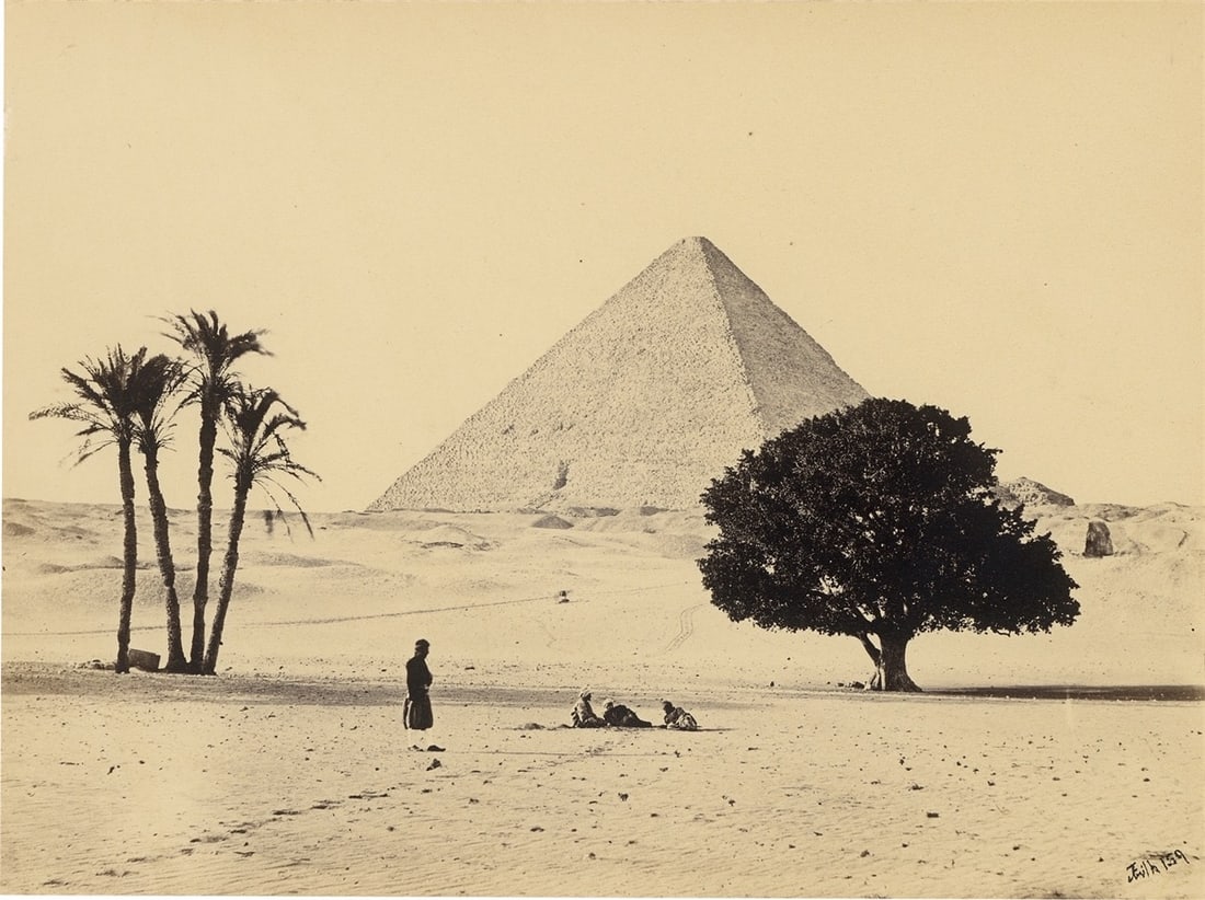 Francis Frith. Sphinx / The Great Piramid, From the Plain / The Second Piramid, From the…. Eac - 3