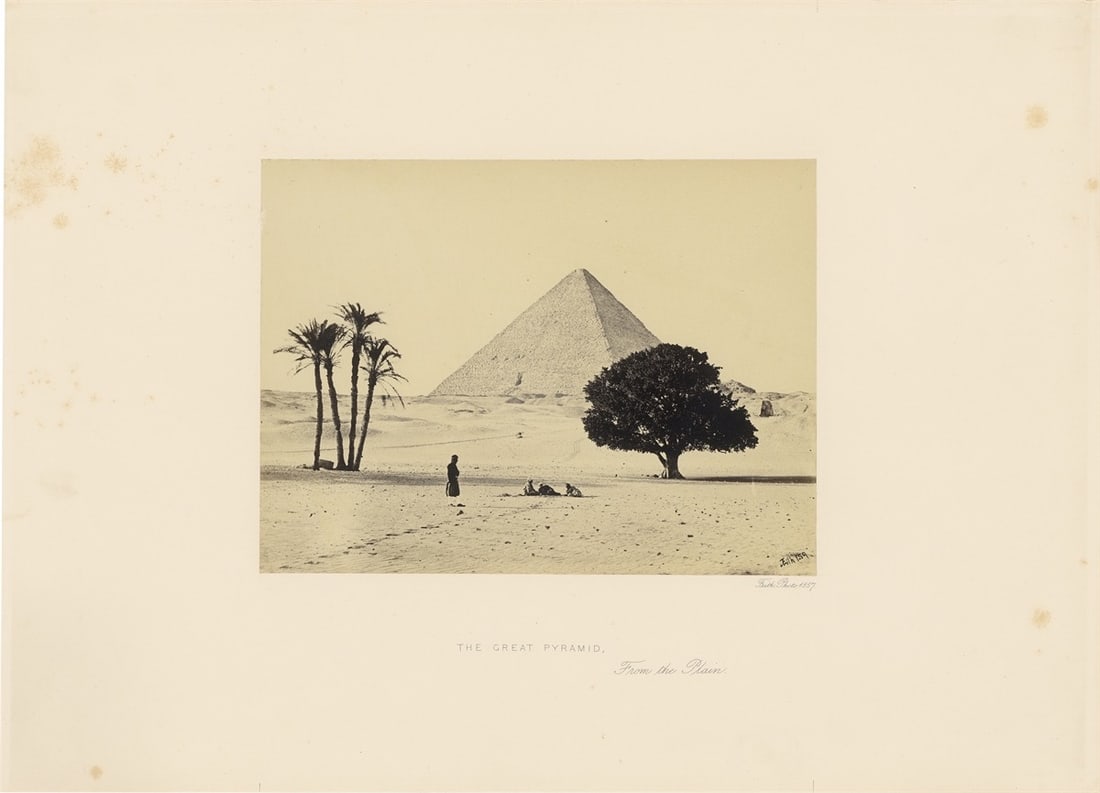 Francis Frith. Sphinx / The Great Piramid, From the Plain / The Second Piramid, From the…. Eac - 4
