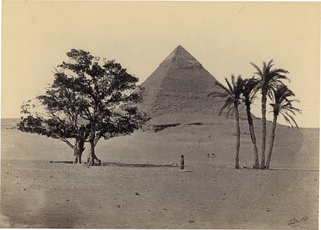 Francis Frith. Sphinx / The Great Piramid, From the Plain / The Second Piramid, From the…. Eac - 5