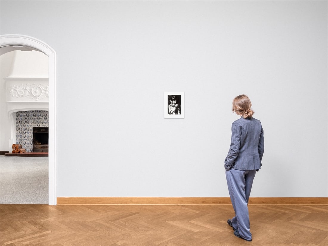 Jeanloup Sieff. Portrait avec voilette, Paris. 1985 - 5