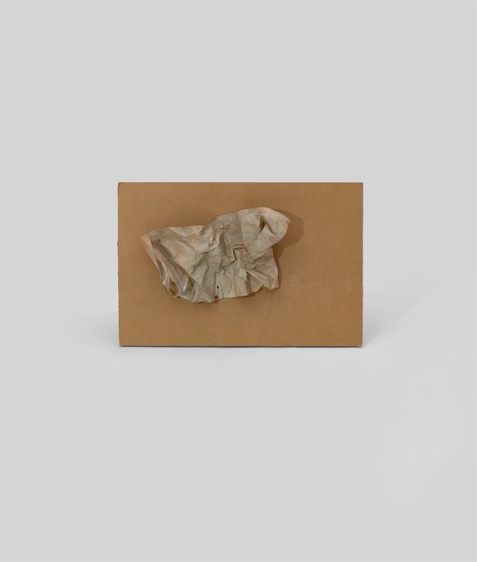 Hermann Glöckner. Kleine Knitterung, hellgrau. 1959 - 2
