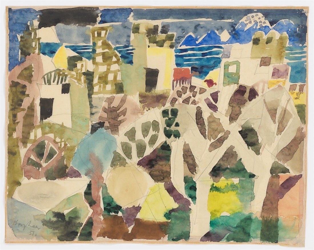 Eduard Bargheer. Sant Angelo d'Ischia. 1957 - 2